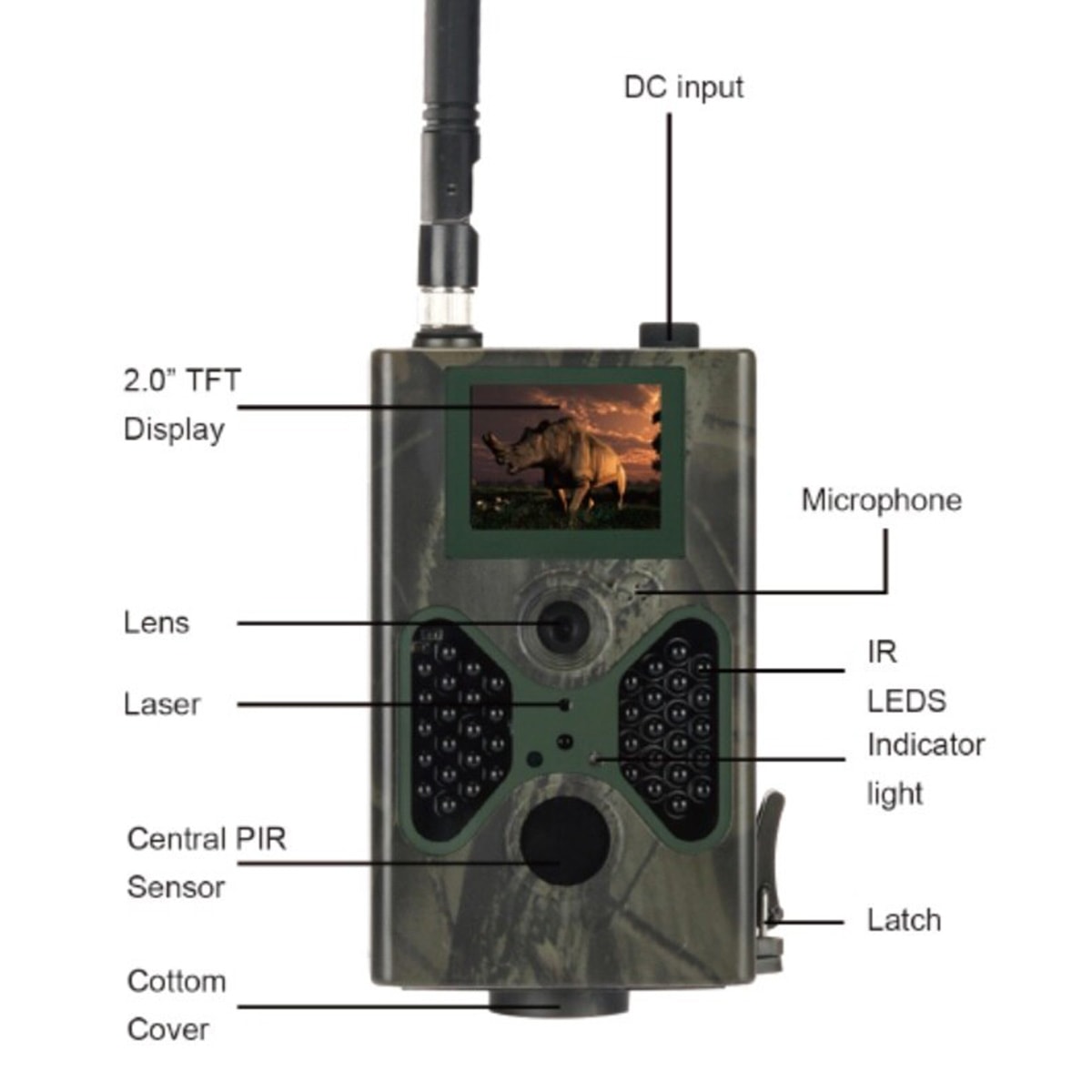 Lovačka kamera Suntek HC-330LTE 4G Trail Camera za nadzor lovišta
